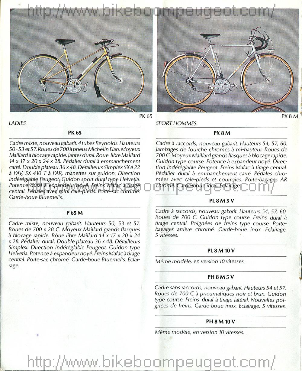 velo - Identification vélo Peugeot Record du Monde Peugeot_1979_French_Full_Brochure_Page11_BikeBoomPeugeot