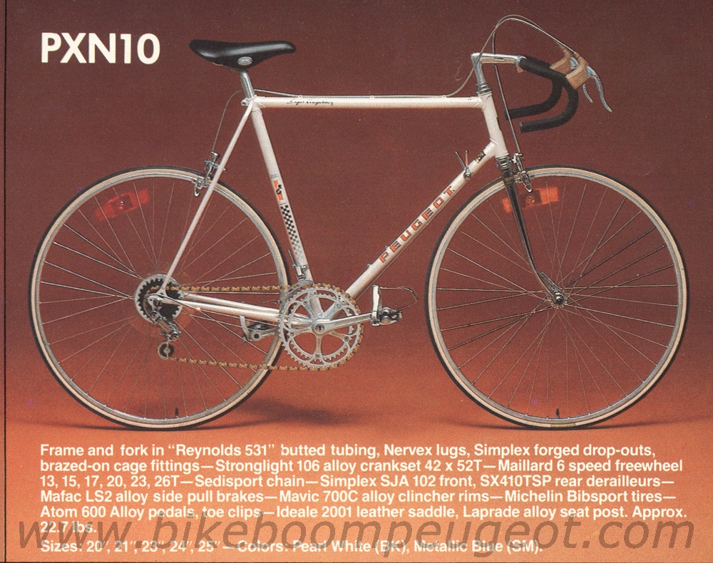 peugeot competition reynolds 531